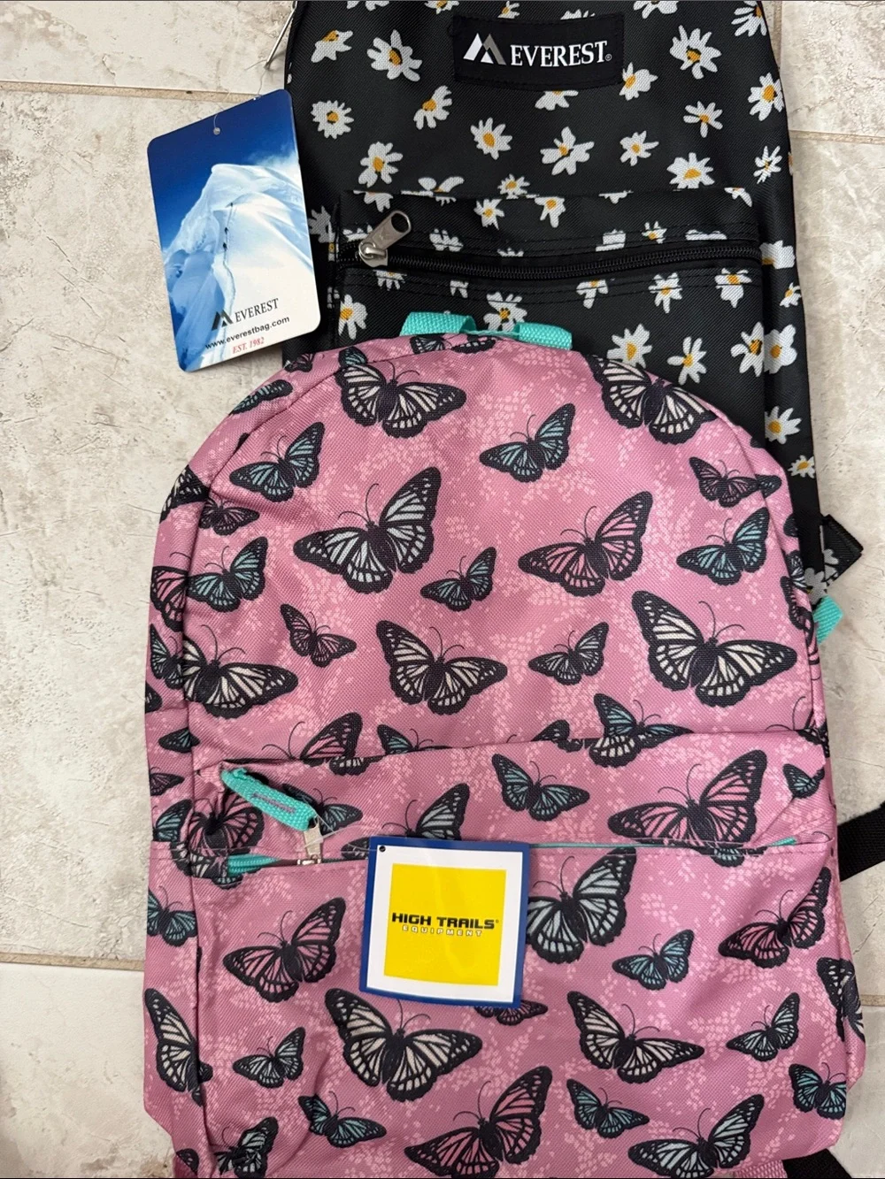 Kids Floral Pink Backpack - Durable Kids Accessory 6 Back to School